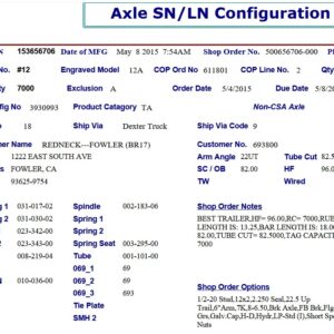 12TF 7K 865 FREEBK;, PER TAG#12TF 7K 865 FREEBK;, HF=96, OB=82, 22 UT, LP/STD*